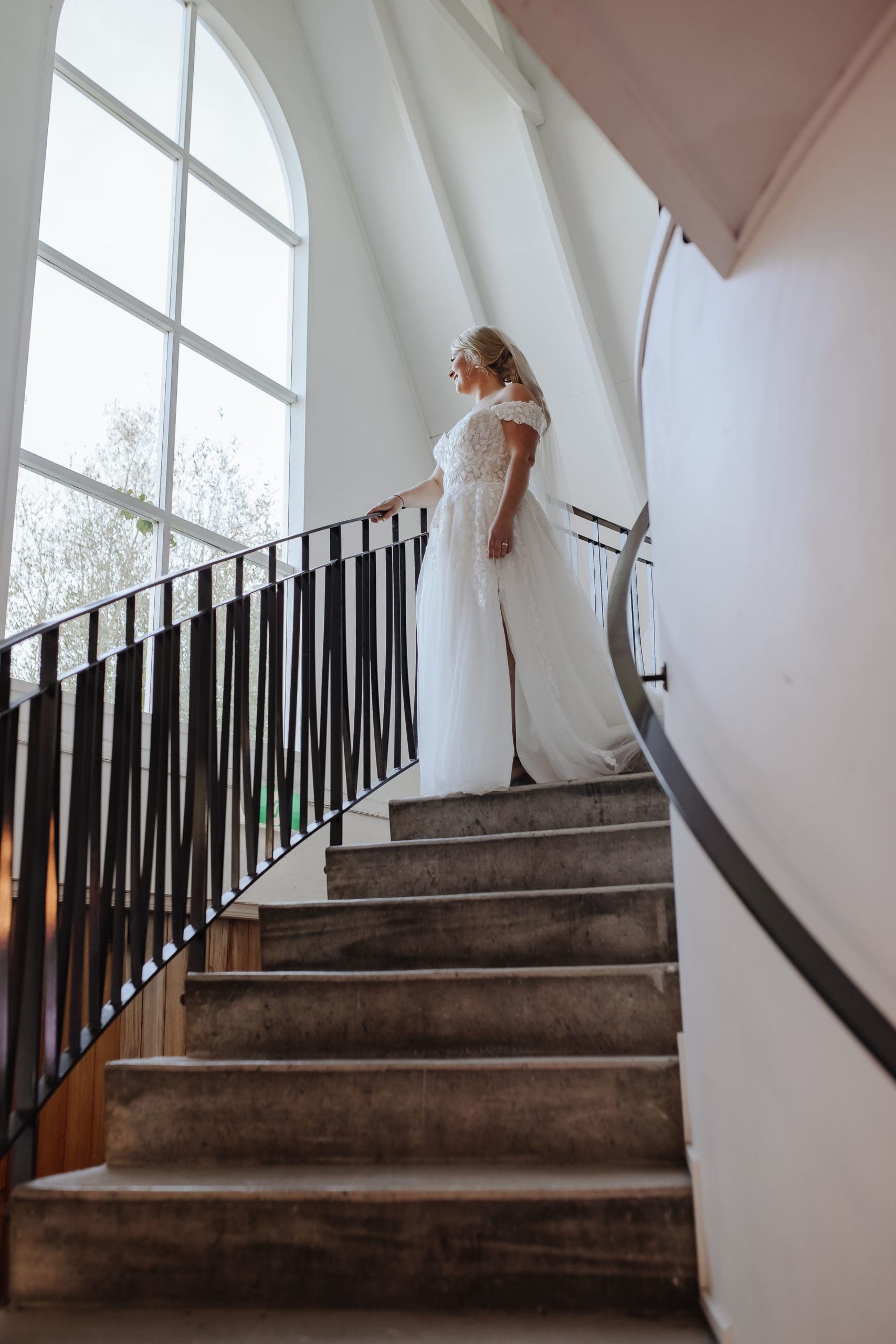 Olivia in the Carlee by Justin Alexander wedding dress
